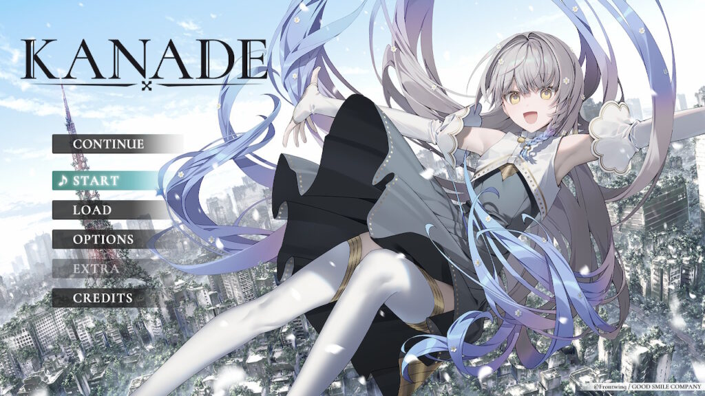 switch版 KANADEのタイトル画面